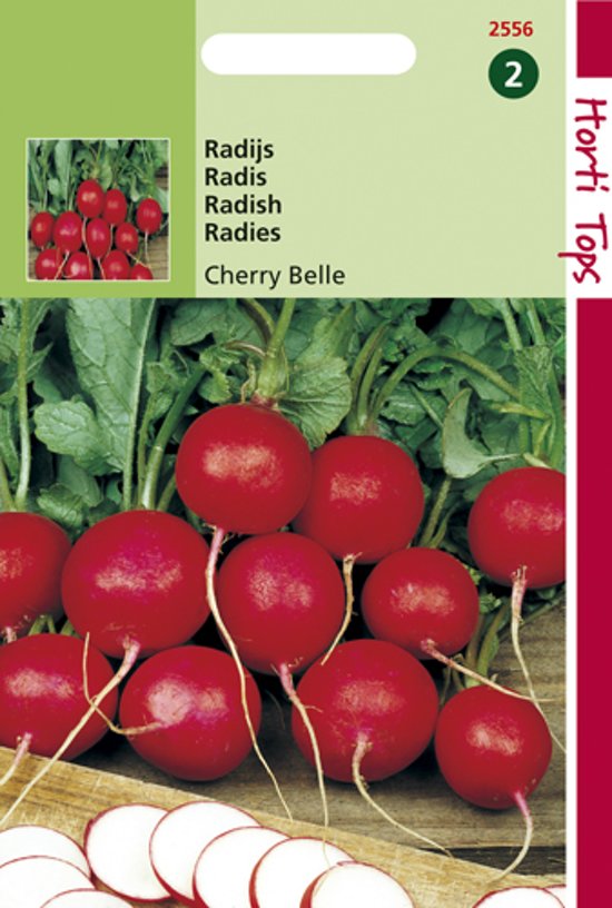 Radijs Cherry Belle (Raphanus) 1200 zaden